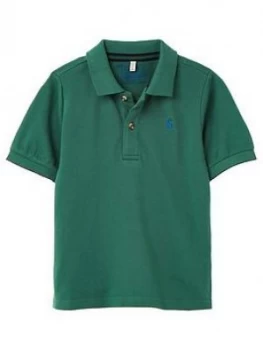 Image of Joules Boys Woody Short Sleeve Polo - Green, Size 6 Years