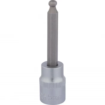 Image of Draper Expert 3/8" Drive Hexagon Ball End Socket Bit Metric 3/8" 5mm