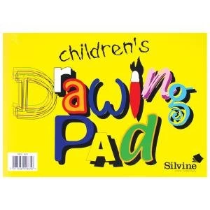 Image of Silvine Childrens Drawing Pad A4 Pack of 12 420