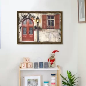 Image of MZM782 Multicolor Decorative Framed MDF Painting
