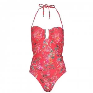 Image of Ted Baker Metro U-Bar Swimsuit - Pink
