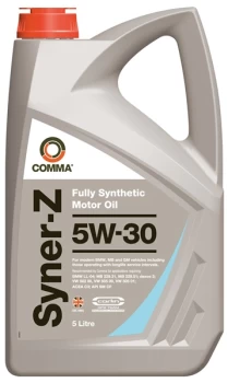 Image of PMO Syner-Z 5W-30 - 5 Litre SYZ5L COMMA