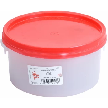 ADC2.5KG/40 Air Drying Clay 2.5kg Terracotta - Scola