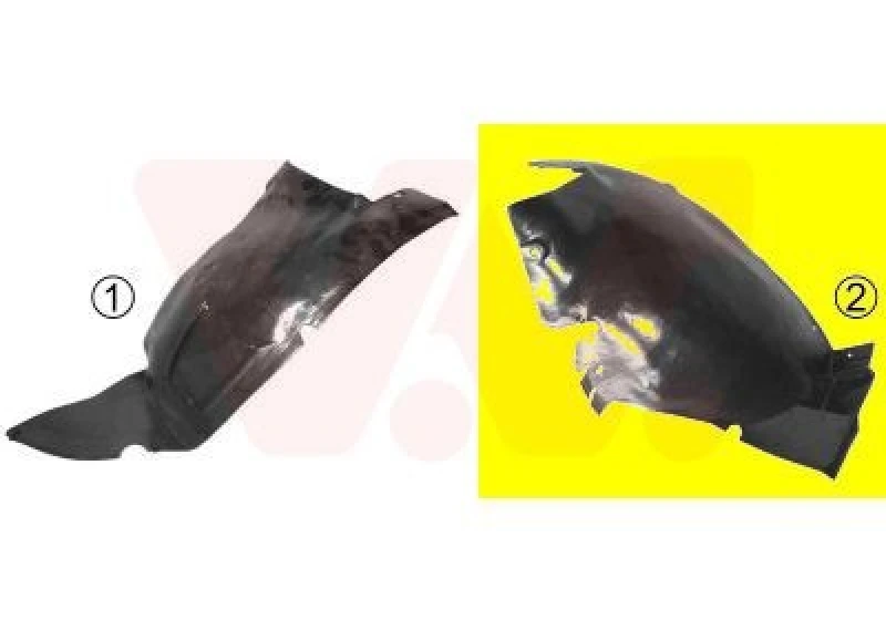 Image of VAN WEZEL Wheel arch liner VAN WEZEL 4028435