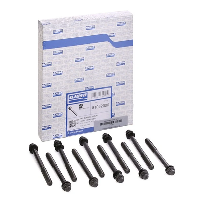 Image of AJUSA 81032000 Cylinder Head Bolt Kit Quantity: 10 Bolt Kit,cylinder head (1217)