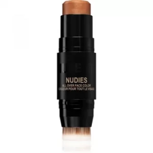 image of Nudestix Nudies Glow Multi-Function Highlighter In Stick Shade Bubbly Bebe 7 g