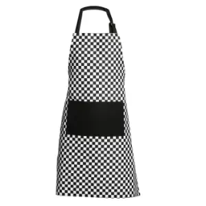 Image of Apron in Check Print