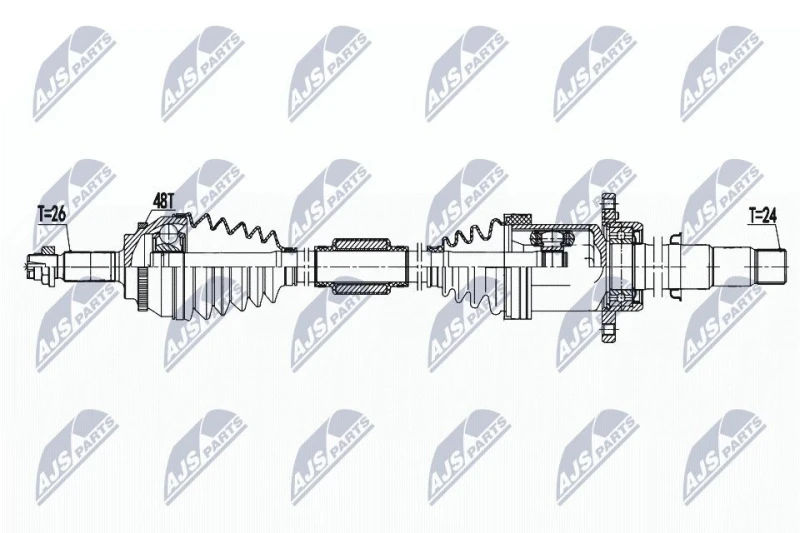 Image of NTY Drive shaft NTY NPW-TY-174