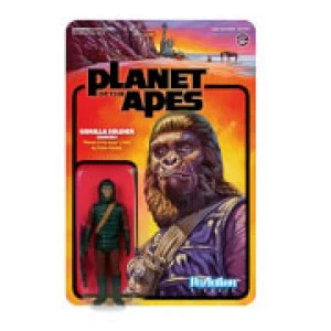 image of Super7 Planet of the Apes Wave 2 Ape Soldier 1 (Hunter) ReAction Figure