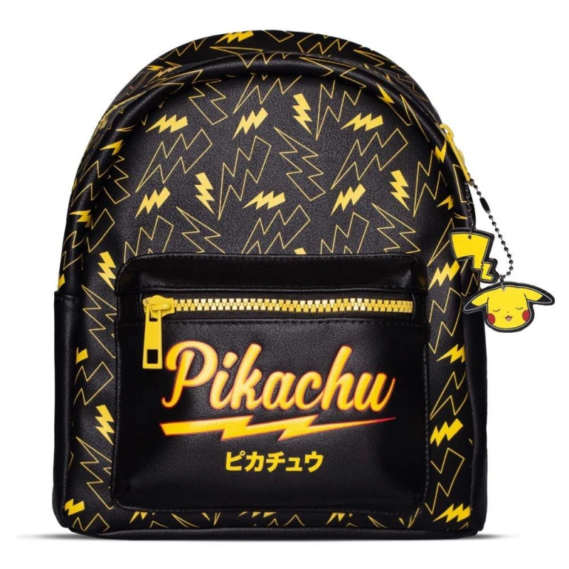 Image of Pokemon Pikachu Mini Backpack, Black (MP828172POK) Black unisex