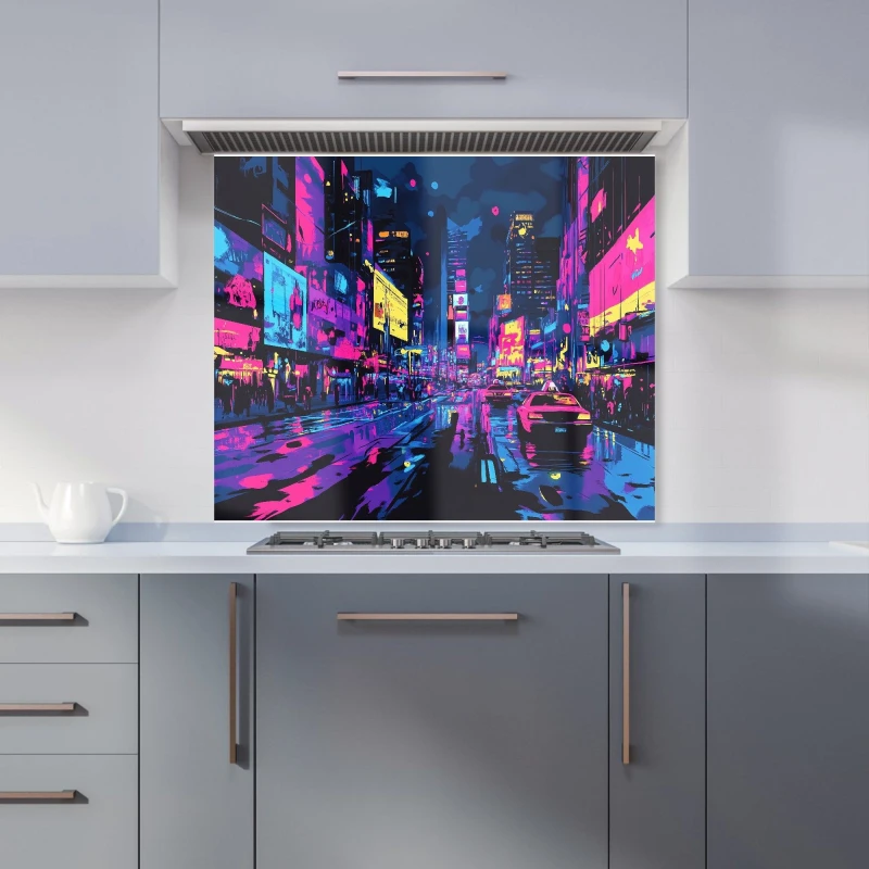 Image of Designer Kitchen Splashbacks Dante Mercer: 00023 Kitchen Splashback Size: 600mm x 750mm Multicolor Unisex 600mm x 750mm