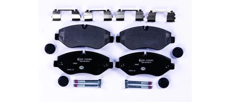Image of HELLA Brake pad set HELLA 8DB 355 005-511