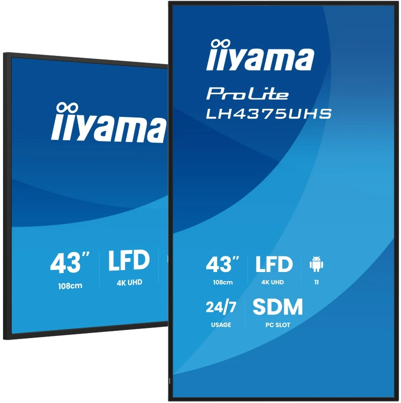 Image of iiyama LH4375UHS-B2AG Signage Display Digital signage flat panel 108 c
