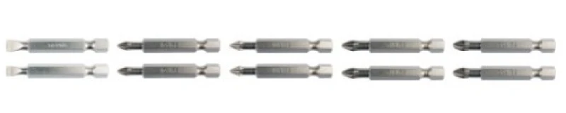 Image of YATO YT-04832 Screwdriver Bit Set Number of tools: 10 Screwdriver Bit Set (6625)