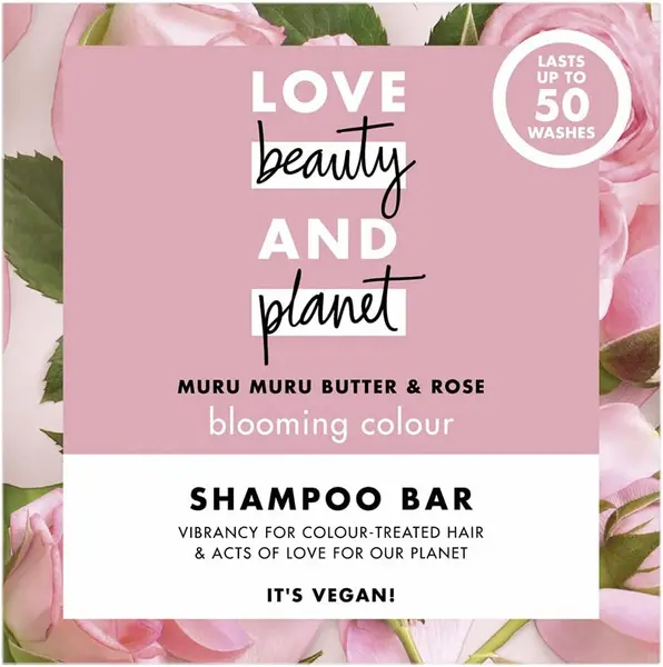 Image of Love Beauty And Planet Muru Butter & Rose Shampoo Bar 90g