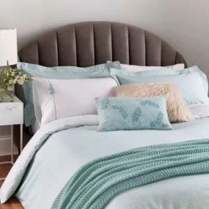 Image of Katie Piper Restore Leaf Single Duvet Cover Set, Green/Aqua