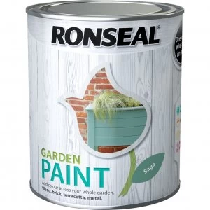 Image of Ronseal General Purpose Garden Paint Sage 750ml