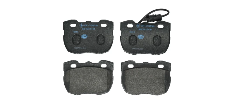 Image of HELLA Brake pad set HELLA 8DB 355 037-941