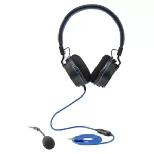 Image of Snakebyte Head:Set 4 Wired Headset Head-band Gaming Black Blue
