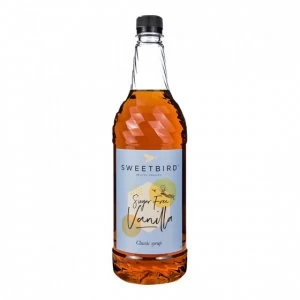 Image of Coffee syrup Sweetbird "Vanilla Sugar-Free", 1 l