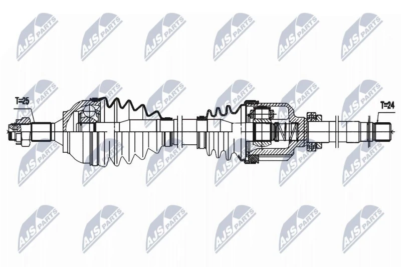 Image of NTY Drive shaft NTY NPW-PE-087