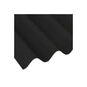Image of Coroline Black Corrugated Bitumen Roof Sheet - 2m