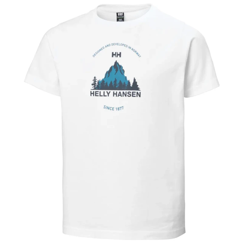 Image of Helly Hansen Kid's T-Shirt Helly Hansen Graphic Blanc Unisex 10 ans