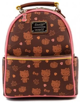 Image of Hello Kitty Loungefly - Pumpkin Spice Mini backpacks multicolour