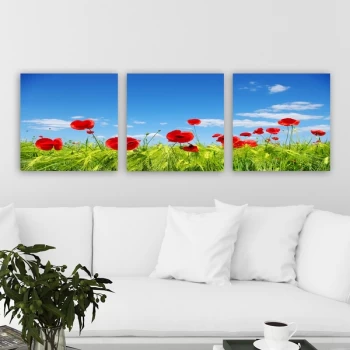 Image of P961713 Multicolor Decorative Canvas Painting (3 Pieces)
