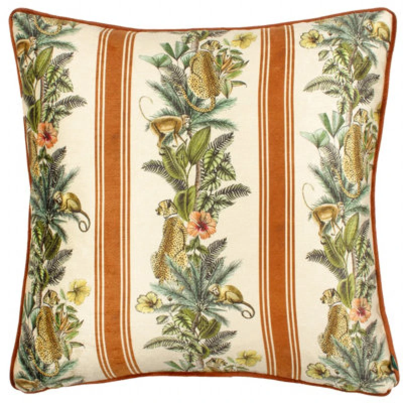 Image of Wylder Tropics Leilani Nikau Siena Tropical Polyester Filled Cushion Multi