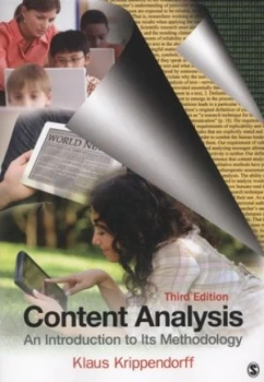 Image of Content Analysis by Klaus Krippendorff Book