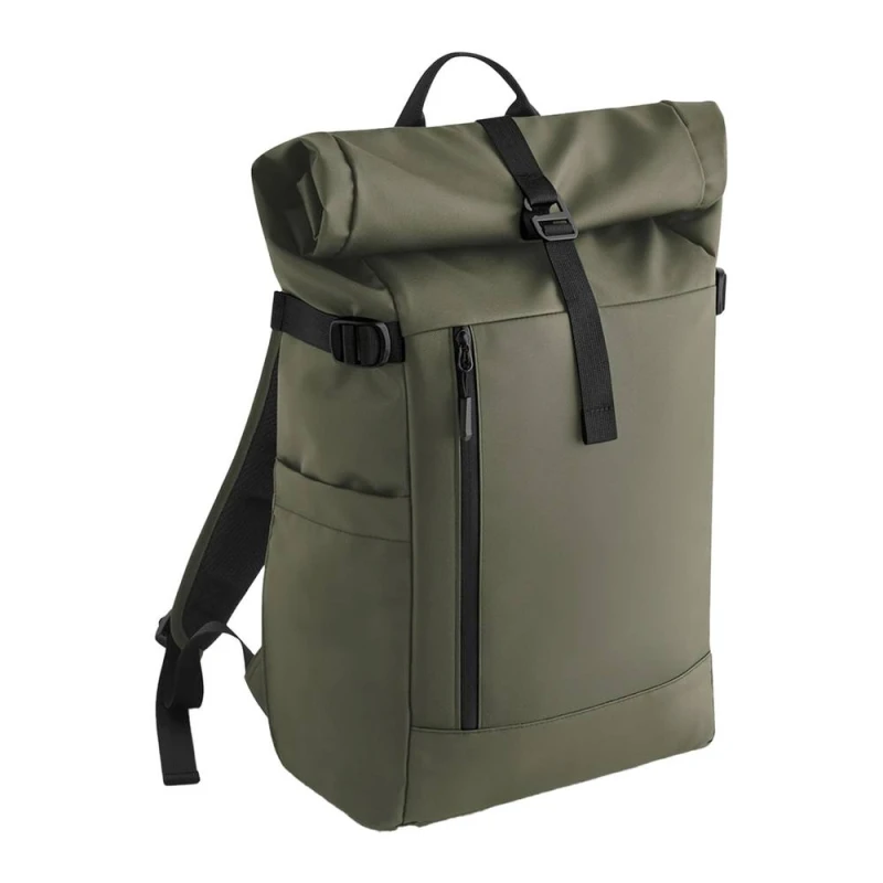 Image of Bagbase Mens Everyday Roll Up Backpack in Olive Olive Male