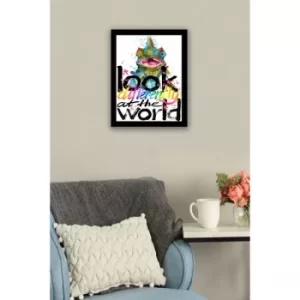 Image of SC0298 Multicolor Decorative Framed MDF Painting