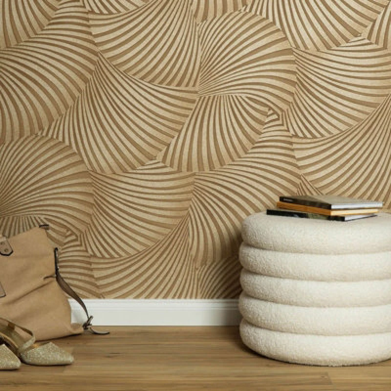 Image of Erismann Erismann Twill Gold Vinyl Wallpaper gold