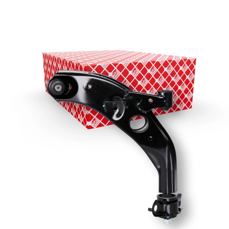 Image of FEBI BILSTEIN 12909 Suspension arm Control Arm, Sheet Steel, Lower, with lock nut Sheet Steel Track Control Arm (273)