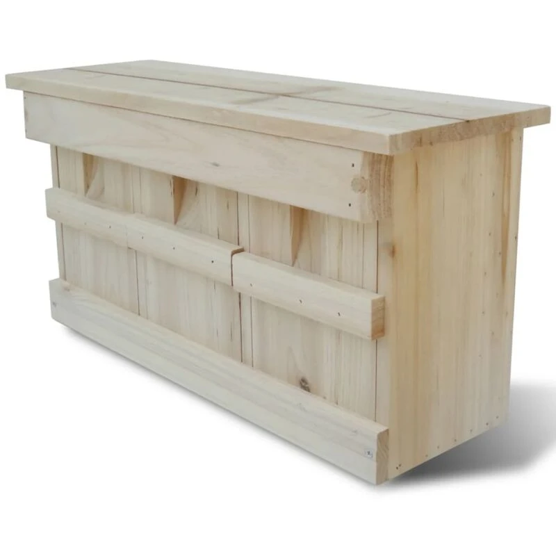 Image of vidaXL Sparrow Nesting Box Outdoor Wildlife Bird House Cage Stand Habitat