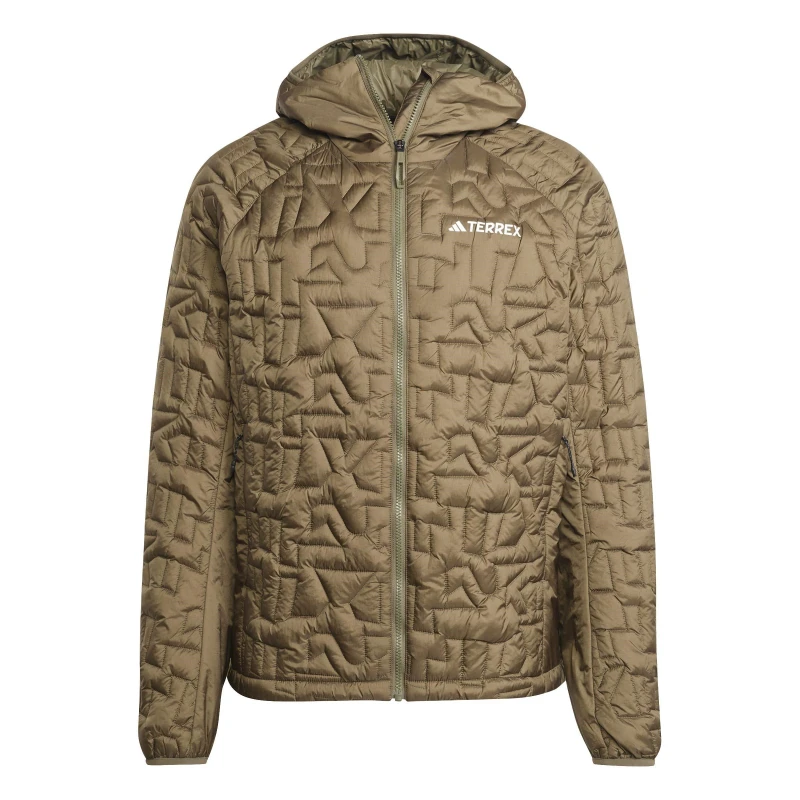Image of adidas Mens Adidas Breathable Waterproof Jacket Olive Strata male XS