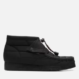 Image of Clarks Originals Wallabee Boot, Black Quilted, size: 6, Male, Boots, 261688017