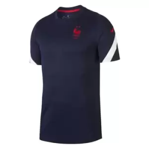 Image of 2020-2021 France Nike Training Shirt (Navy)