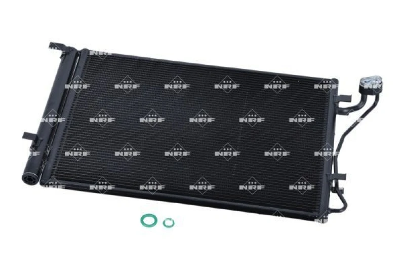 Image of NRF 350541 Condenser EASY FIT with seal ring, with nitrogen filling Aluminium Condenser,air conditioning (448)
