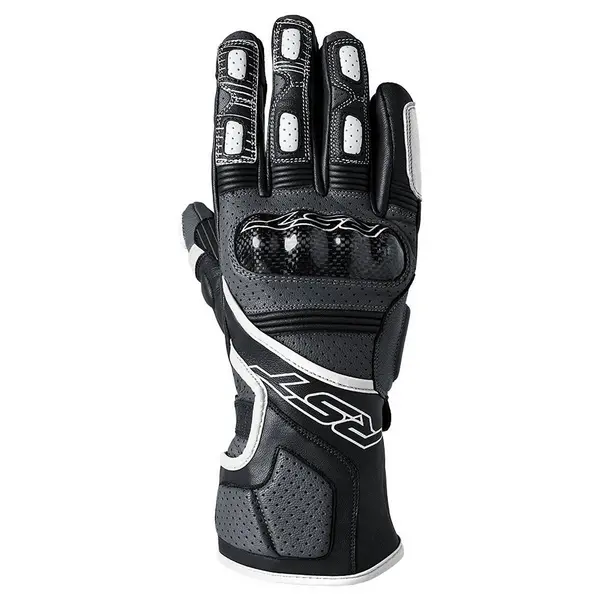 Image of RST Fulcrum Gloves Grey White Black Size 8