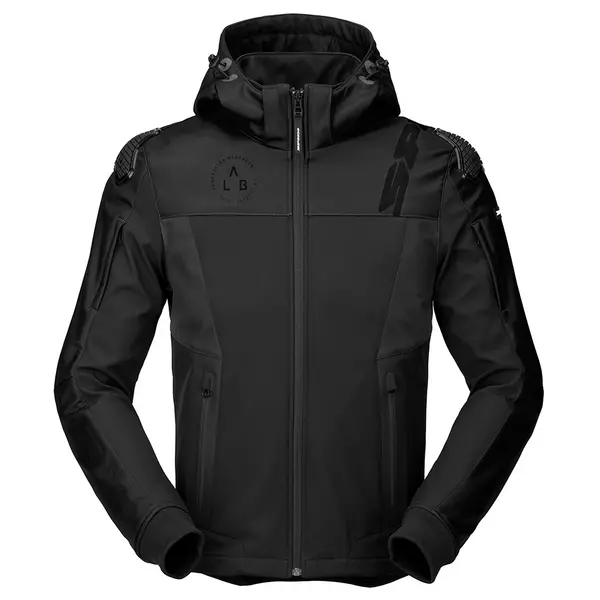 Image of Spidi Hoodie Warrior Black Size 2XL