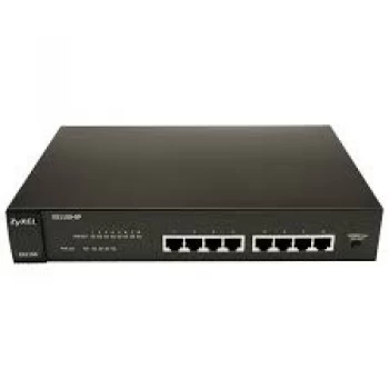 image of Zyxel Es1100-8p 8 Port 10/100 Unmanaged Poe Switch