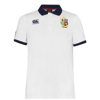 image of Canterbury British and Irish Lions Nations Polo Shirt Mens - White