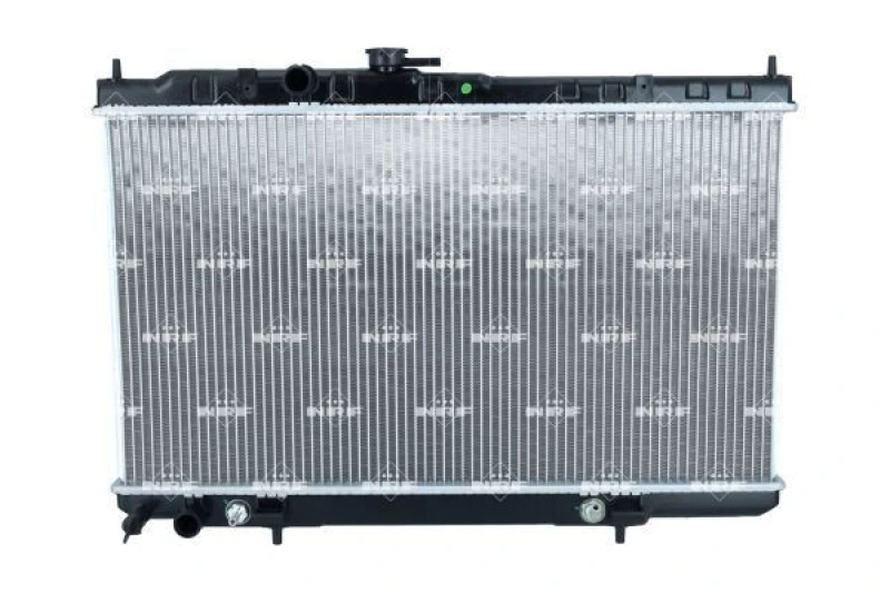Image of NRF 59100 Engine radiator EASY FIT Brazed cooling fins, Aluminium, with gaskets/seals Aluminium Radiator,engine cooling (470)