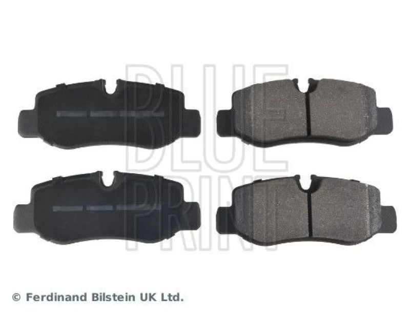 Image of Blue PRINT Brake pad set Blue PRINT ADU174252