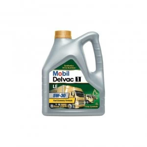 Image of MOBIL MOBIL DELVAC 1 LE 5W-30 (4Ltr) [152252]