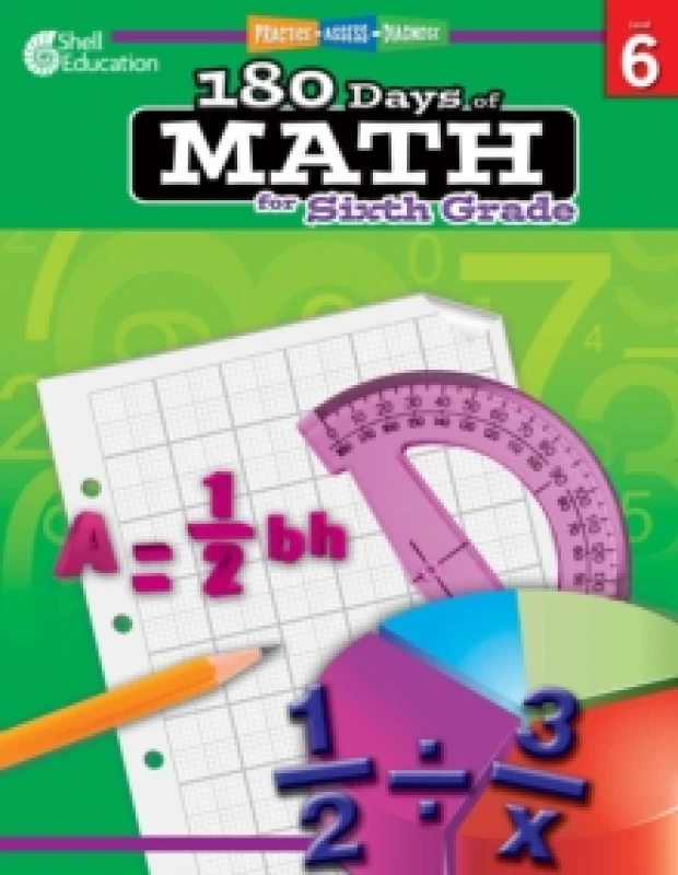 Image of 180 Days: Math for Sixth Grade : Practice, Assess, Diagnose Paperback / softback