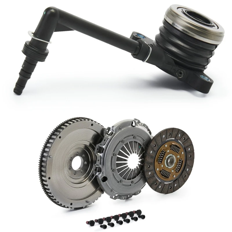 Image of RIDEX 479C0262 Clutch with central slave cylinder, with clutch disc, Conversion from dual-mass flywheel to single-mass flywheel Clutch Kit (479)