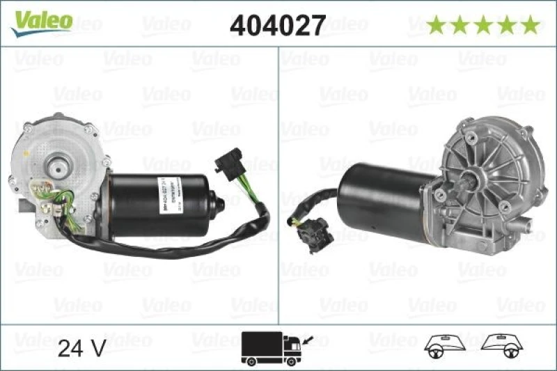 Image of Wiper motor VALEO 404027